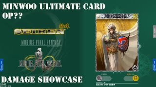 Mobius Final Fantasy - Ultimate card Minwu / Minwoo FFII Showcase and gameplay