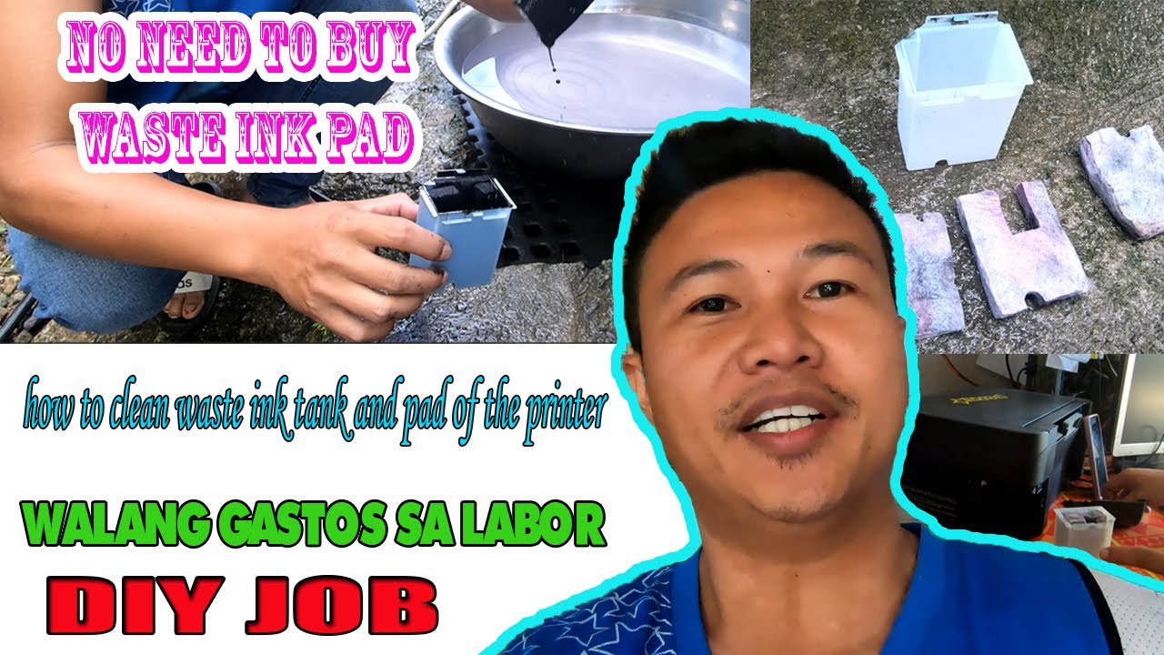 WASTE INK PAD CLEANING, NO NEED TO BUY A NEW ONE YouTube