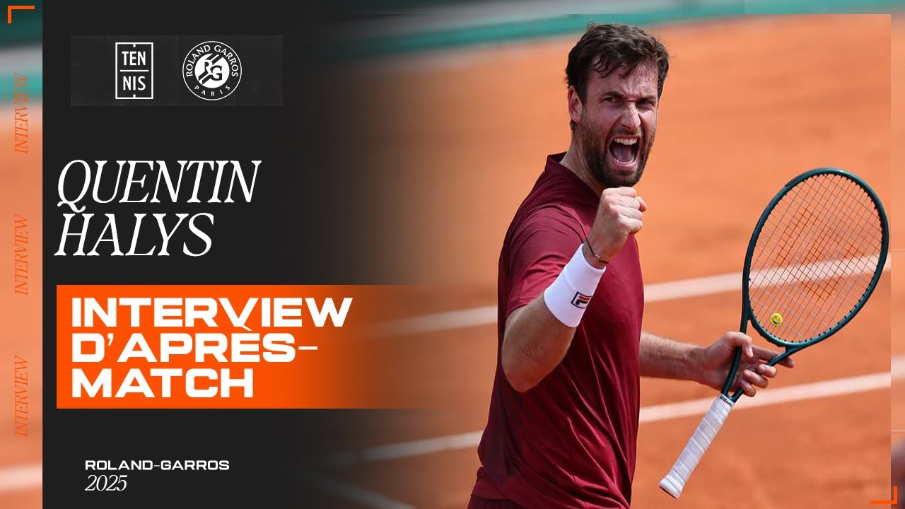 Quentin Halys TRACE sa route ! | Roland-Garros 2025