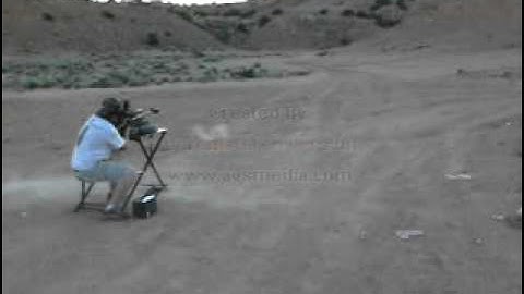 .50 Cal ricochet knocks off earmuffs.