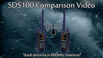 Uniden SDS100 Comparison Video