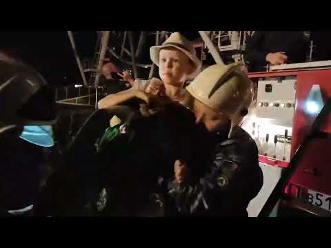 Эвакуация с колеса обозрения в Волгограде