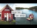 We Stayed on a TINY HOUSE BOAT! - Sweden's Most Unique Airbnb (Stockholm, Sweden)