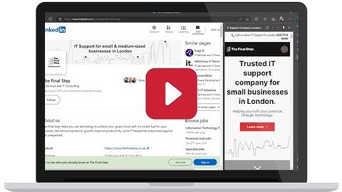 How to use the Microsoft Edge sidebar