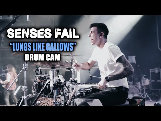 Senses Fail | Lungs Like Gallows | Drum Cam (LIVE) class=