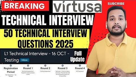 Virtusa Interview Questions & Answer Full Info🔥 | Testing | 16 Oct