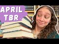 My ambitious april tbr