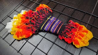 Burning Purple V (tie dye)