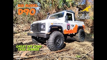 MN MODEL D90 LANDROVER 4X4 CRAWLER OFF ROAD TRAIL RUN REVIEW