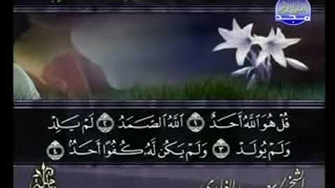 سورة الإخلاص من الآية 1 الى الآية 4