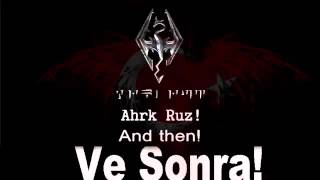 The Elder Scrolls V Skyrim Dovahkiin Song Türkçe Altyazılı