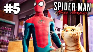 КОТ-ПАУК! #5 ► Spider-Man: Miles Morales Прохождение на PlayStation 5 #ps5 #spiderman #marvel