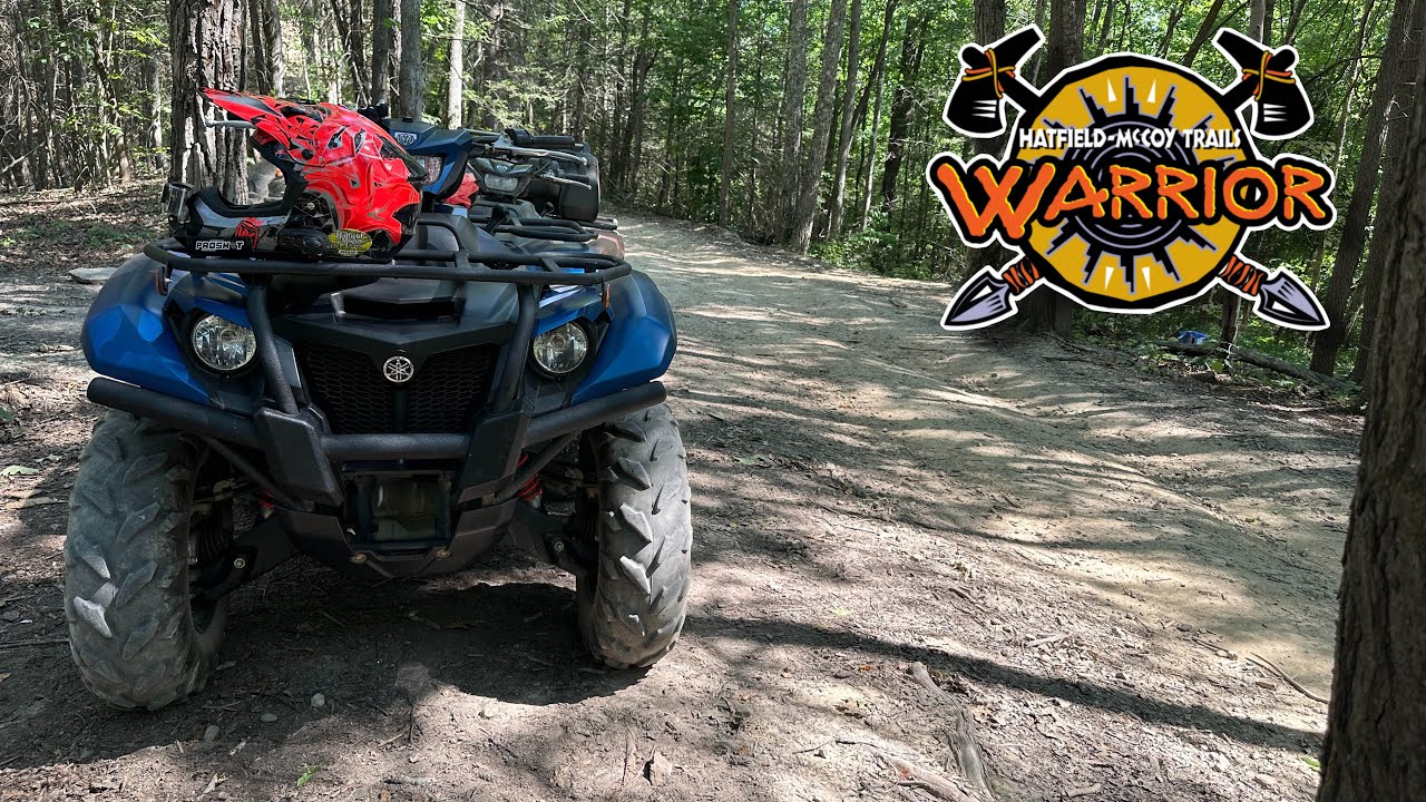 Warrior ATV Trail System: Trail 17, 22, 21: Yamaha Kodiak 700s: Hatfield McCoy