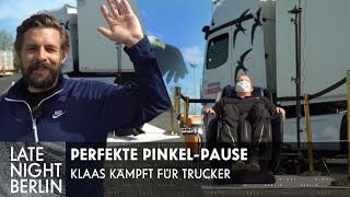 Perfekte Pinkel-Pause: Klaas kämpft für Trucker! | Late Night Berlin | ProSieben