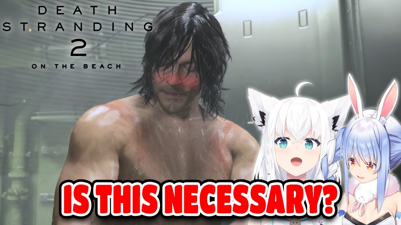 Pekora And Fubuki Hilarious Reaction In Death Stranding 2 Hololive【ENG SUB】