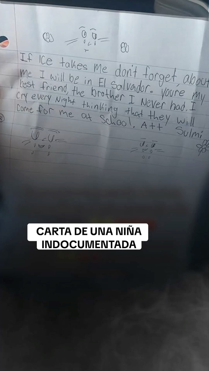 Niña indocumentada se despide de sus amigos en Estados Unidos @KrystianVazquez