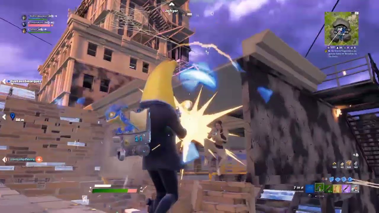 Yo y los curipapus haciendo desmadre en el fort