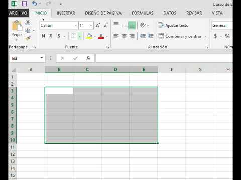 Tutorial 2 Excel basico Como hacer tablas en excel - YouTube