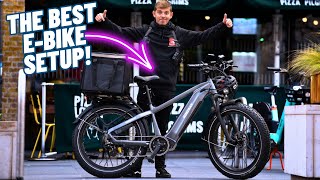 This Ebike Is A Game Changer For Food Deliveries The Himiway Zebra  FAT Tyres, BIG Battery & Rack!