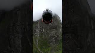 Gopro | Blind Base Jump Through Clouds Pov 🎬 Antoni Villoni #Shorts