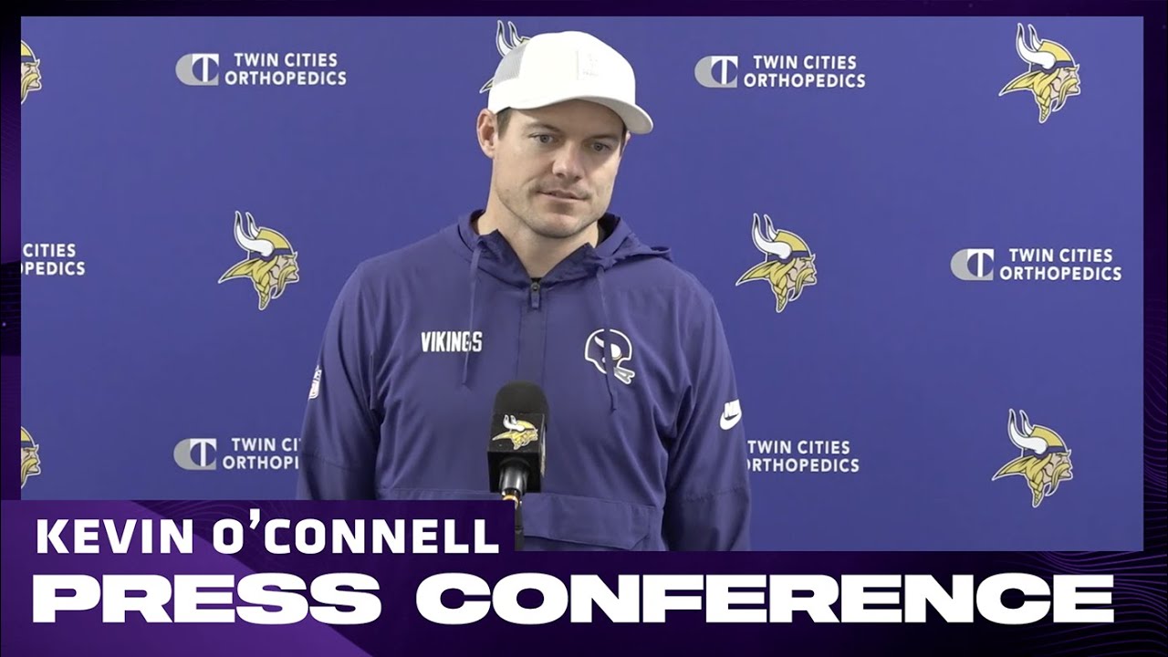 Kevin O’Connell on J.J. McCarthy’s Injury Progress & Preparing for Vikings vs. Packers Week 18 Game