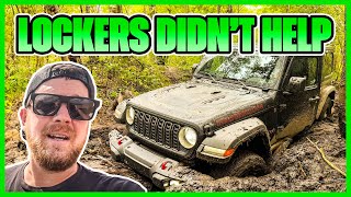 Even A Jeep Rubicon With Lockers Can Still Get Stuck