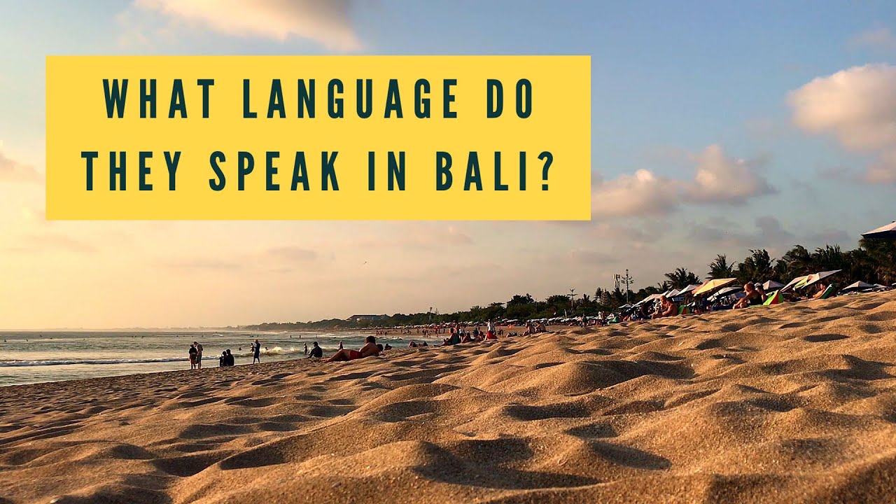 What language do they speak in bali