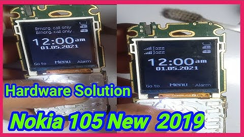 Nokia 105 Ta 1174 Copy Emergency Call Only Problem Solution Emergency Problem