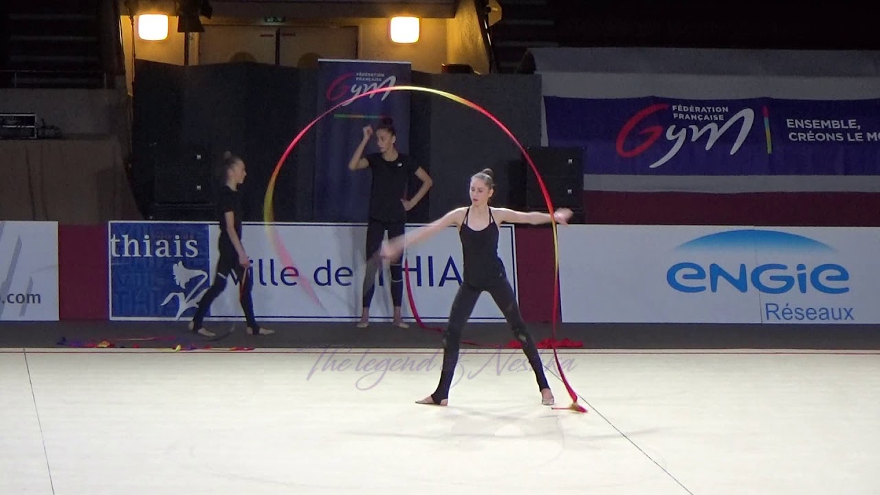 Vlada NIKOLCHENKO (UKR) ribbon - 2019 Thiais trainings