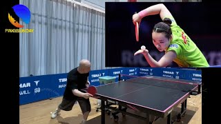 Coach Chen 12: Table tennis hook serve - how to do this
