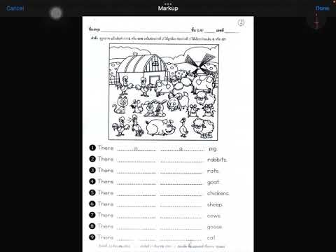 ใบงานภาษาอังกฤษ แผ่นที่ 2 เรื่อง There is / There are (สั่งวันที่ 13 ธ.ค. 64)