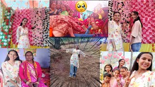 शादी 🎊में हुईं राजुला मालुसाही की गायिका🎤कमला देवी जी से मुलाकात👀#vlog #wedding @vlogswithdibu7178