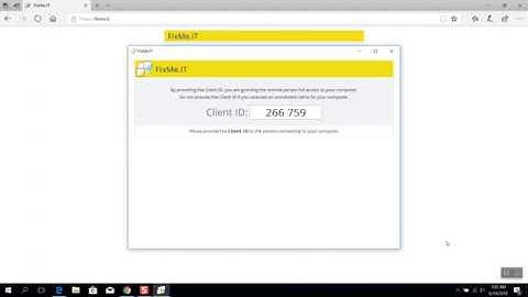 How to connect to a remote desktop with FixMe.IT