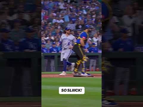 THIS BOBBY WITT SLIDE 🤯 #slide #bobbywitt #royals #baseball