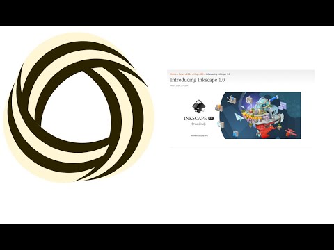 Inkscape Tutorial. Inkscape 1.0 Tutorial. Woolmark like Logo. Beginner Logo in Inkscape.
