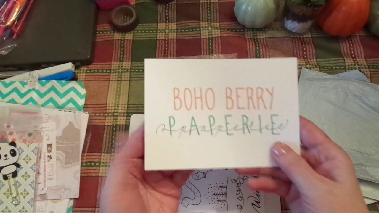 Happy Mail: Bojo Berry Paperie & Amazon