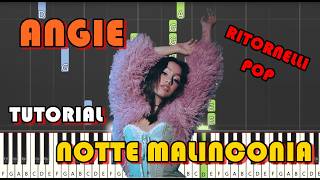 NOTTE MALINCONIA - ANGIE -  tutorial  -  pianoroll
