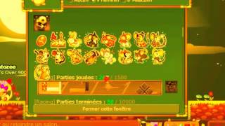 La présentation de Mon compte transformice