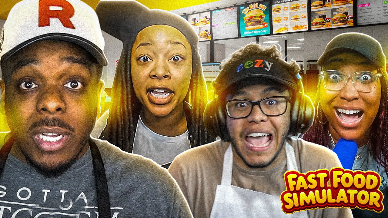 We Got The Manager FIRED! - Fast Food Simulator  @britani @GameTimeKyle @DaGeecheeGamer