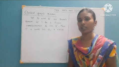 TRB ARTS & SCIENCE COLLEGES | CLOSED GRAPH Theorem | FUNCTIONAL ANALYSIS |ADMISSIONS GOING ON