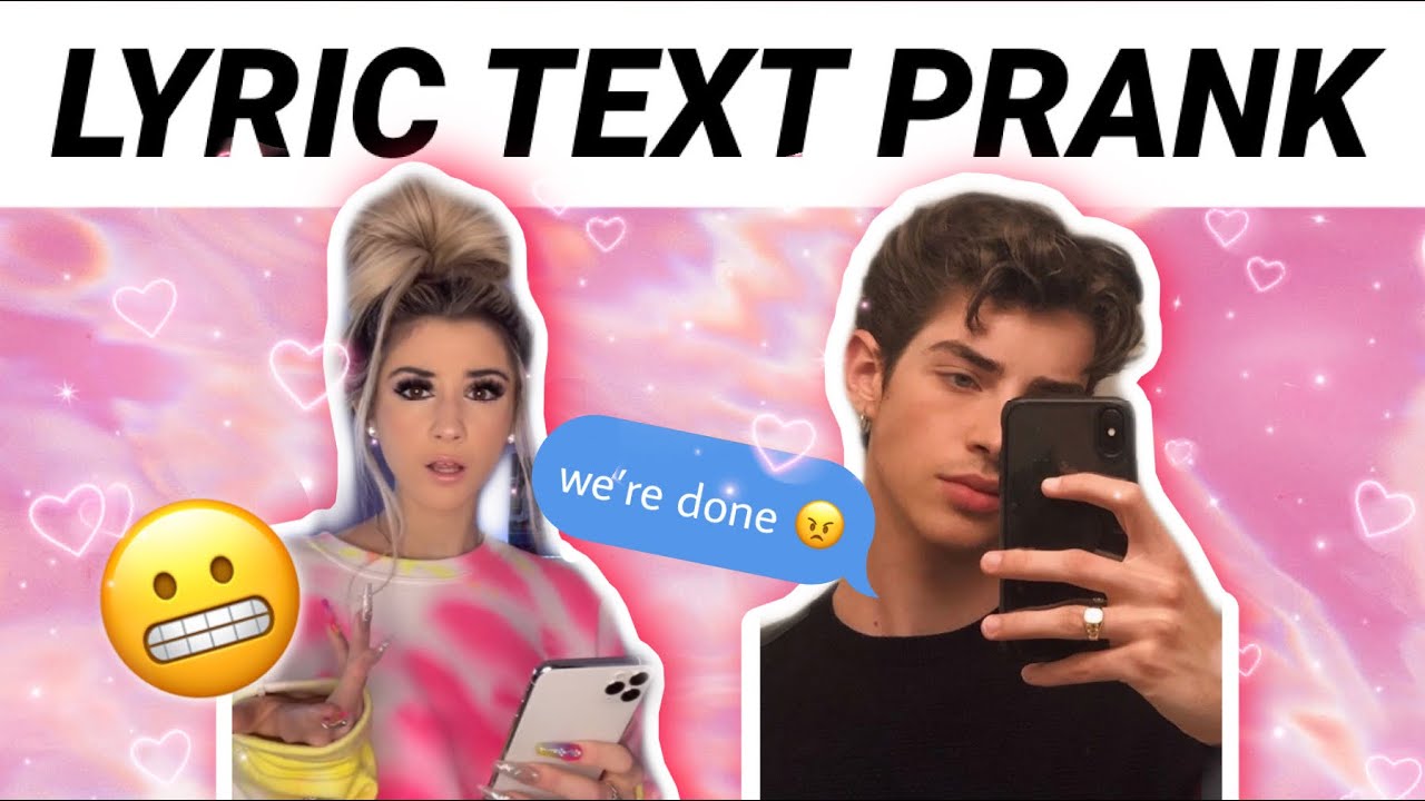 LYRIC PRANK ON MY CRUSH HE GOT MAD