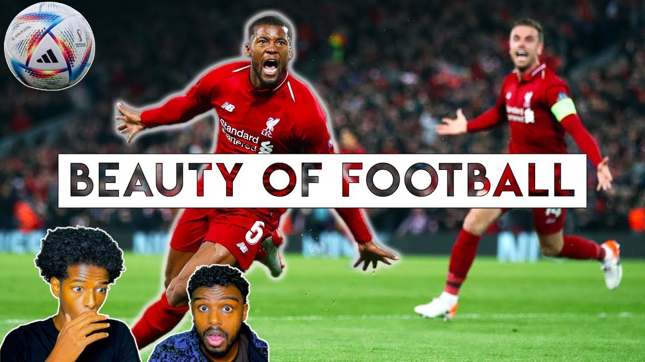 Blind Reaction To The Beauty of Football - Greatest Moments