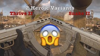 2 Heroic Variants // Thrive II & Snake II