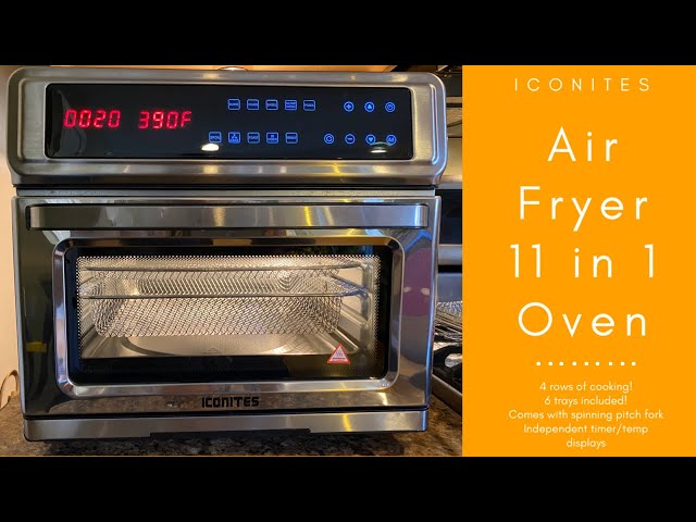 20 Quart 11 function Air Fryer Convection Oven by Iconites. Comes