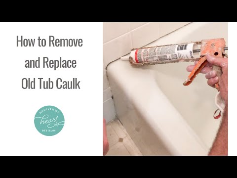 How to Remove and Replace Old Tub Caulk 