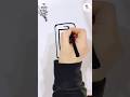 رسم هاتف بطريقة بسيطة وجميلة Shorts Drawing Art Funny 