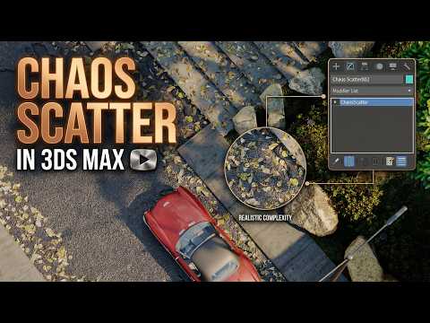 3ds Max Chaos Scatter Tutorial - Realistic Leaves, Rocks &amp; Vegetation (CraftsPhile Academy)
