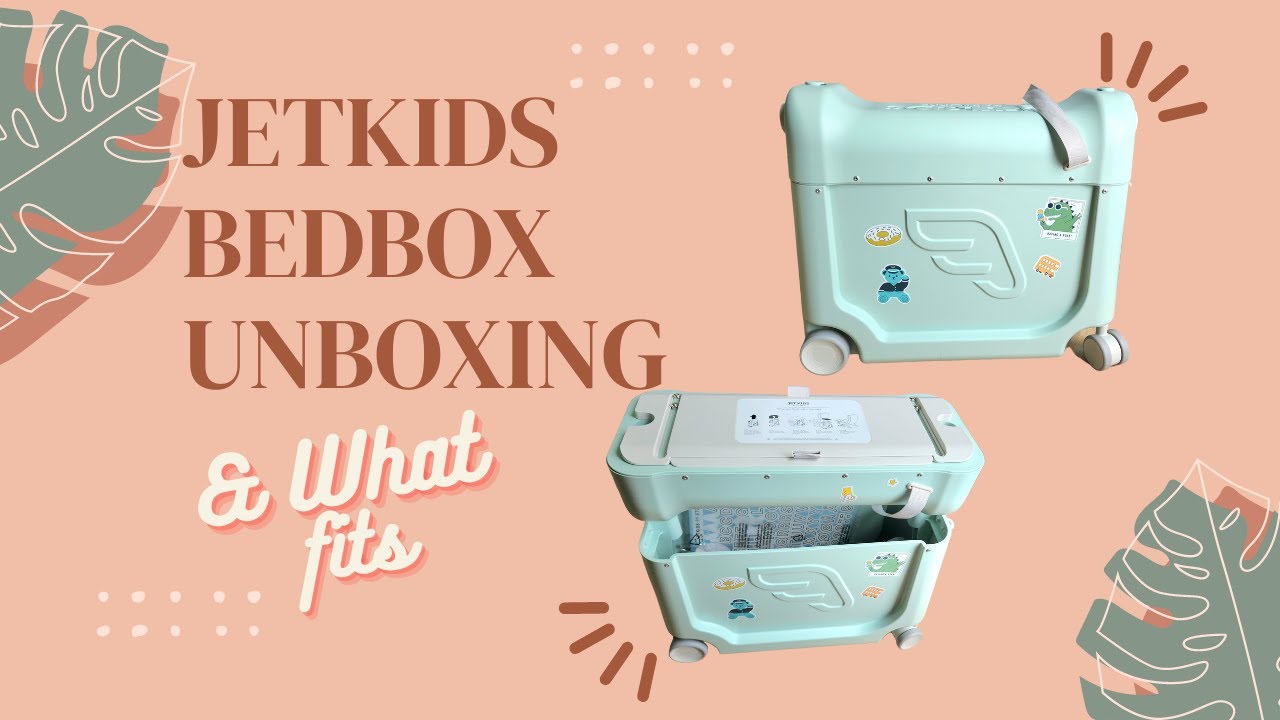 Jetkids Bedbox Ride On Suitcase Unboxing开箱 & What Fits l TRAVEL TIPS when FLYING WITH A TODDLER