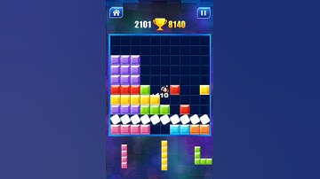 ASMR Tetris Block Puzzle Gameplay #shorts #asmr #relaxing #satisfying #188