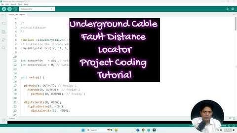 Demystifying Underground Cable Fault Detection Coding with Arduino: A Step-by-Step Guide